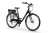 Rower elektryczny miejski ECOBIKE Basic black AXA – widok z perspektywy z prawej strony