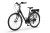 Rower elektryczny miejski ECOBIKE Basic black AXA – widok z lewej strony