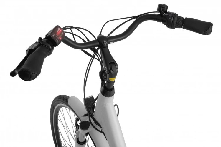 Rower elektryczny miejski ECOBIKE Basic Nexus – napęd elektryczny, przerzutka, kaseta i hamulec tarczowy