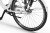 Rower elektryczny miejski ECOBIKE Basic Nexus – amortyzator przedni, koło i zintegrowana bateria w ramie