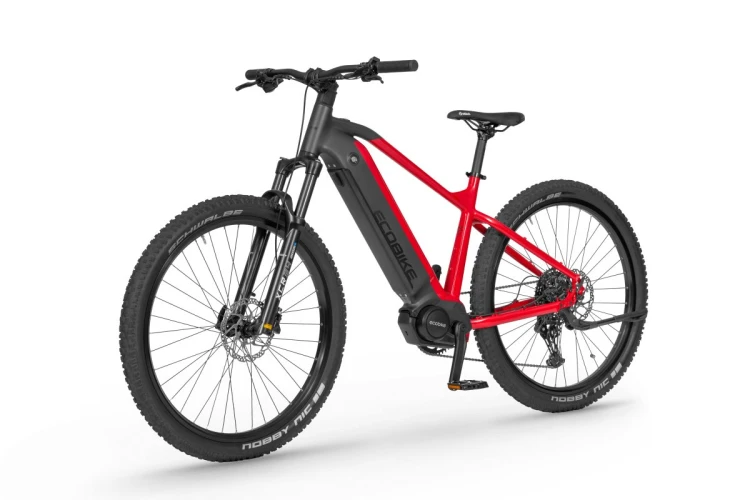 Rower elektryczny ECOBIKE RX500 960Wh 19" czarny – widok z lewej strony