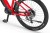 Rower elektryczny ECOBIKE RX500 960Wh 19" czarny – amortyzator przedni, koło i zintegrowana bateria w ramie