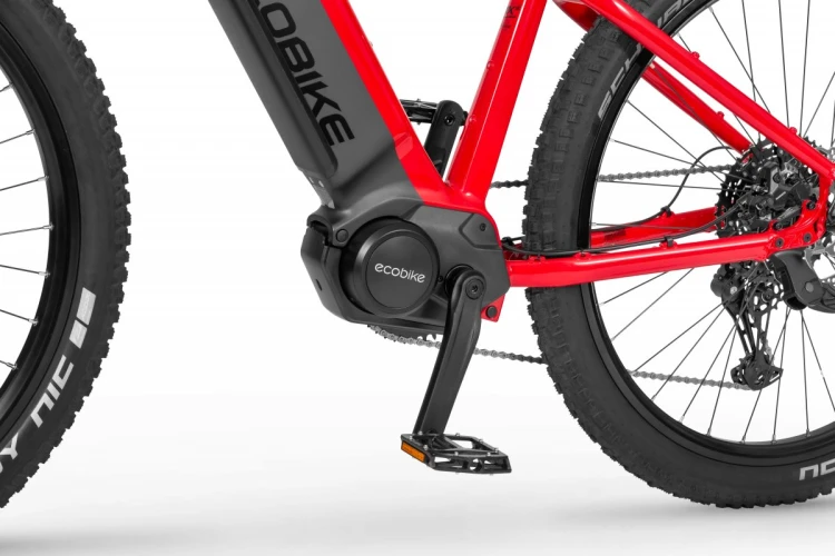 Rower elektryczny ECOBIKE RX500 960Wh 19" czarny – wyświetlacz LCD połączony z aplikacją mobilną na smartfonie