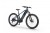 Rower elektryczny ECOBIKE RX500 960Wh 21" niebieski – kierownica i wyświetlacz z perspektywy rowerzysty