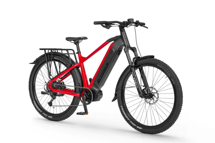Rower elektryczny ECOBIKE RX500 21" SUV czarny – widok z lewej strony