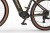 Rower elektryczny ECOBIKE SX300 21" green – amortyzator przedni, koło i zintegrowana bateria w ramie