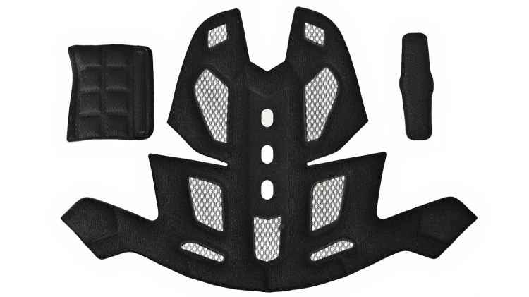 Kask PROX Cage II FullFace niebiesko-czarny M – detal wykończenia 7