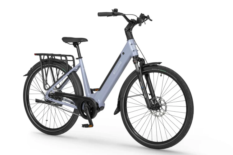 Rower elektryczny ECOBIKE LX100 Automatic 630Wh pearl – widok z perspektywy z prawej strony
