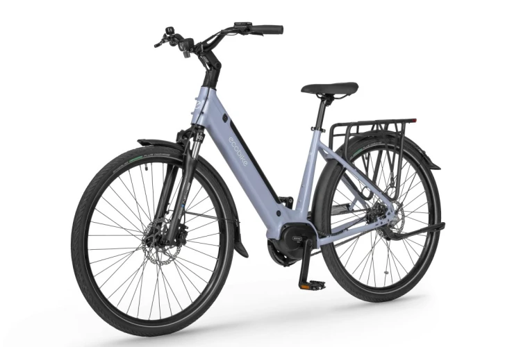 Rower elektryczny ECOBIKE LX100 Automatic 630Wh pearl – widok z lewej strony