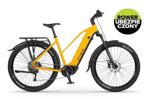 Rower ECOBIKE Expedition SUV 17" 1080Wh żółty – profil boczny