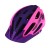 Kask EXTEND Rose pink - night violet M/L (58 - 62cm) - widok profilowy z boku kasku rowerowego