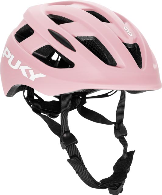 Kask PUKY S (48 - 55cm) retro rose - widok profilowy z boku kasku rowerowego