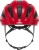 Kask Abus Macator blaze red (czerwony) - widok profilowy z boku kasku rowerowego