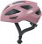 Kask Abus Macator shiny rose (różowy) - widok profilowy z boku kasku rowerowego