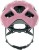 Kask Abus Macator shiny rose (różowy) - detal konstrukcji kasku i zapięcia pod brodą