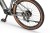 Rower elektryczny ECOBIKE SX300 silver - tylne koło, 9-rzędowa przerzutka Shimano Cues i podpórka