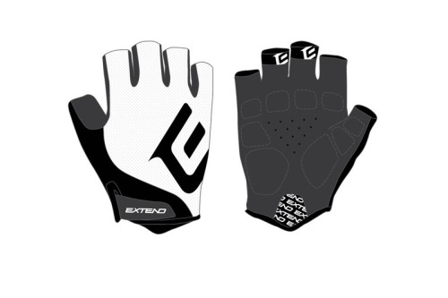 Rękawiczki EXTEND ladies Zhena white-black XS