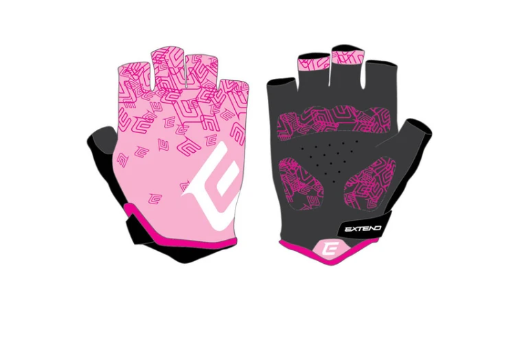 Rękawiczki EXTEND ladies Spirea pink-white L