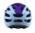 Kask EXTEND Rose blue - night violet M/L (niebieski) - ujęcie 3/4 z przodu z daszkiem ochronnym i paskami