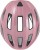 Kask Abus Macator shiny rose (różowy) - widok bezpośrednio od tyłu z wylotami powietrza i pokrętłem