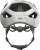 Kask Abus Aduro 3.0 white art (biały) - widok bezpośrednio od tyłu z wylotami powietrza i pokrętłem