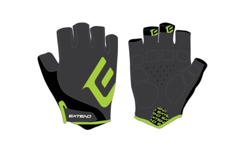 Rękawiczki EXTEND ladies Zhena black-lime XS
