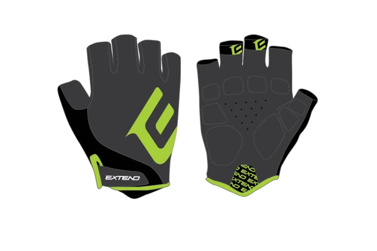 Rękawiczki EXTEND ladies Zhena black-lime XS