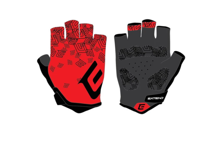Rękawiczki EXTEND ladies Spirea red-black M