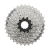 Srebrna kaseta rowerowa Shimano CS-HG201 (9 rzędów) o stopniowaniu 11-32T z widocznymi nacięciami HyperGlide.