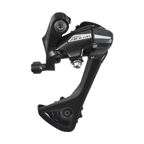 Czarna 7/8-rzędowa przerzutka tylna Shimano Acera RD-M3020 z długim wózkiem SGS