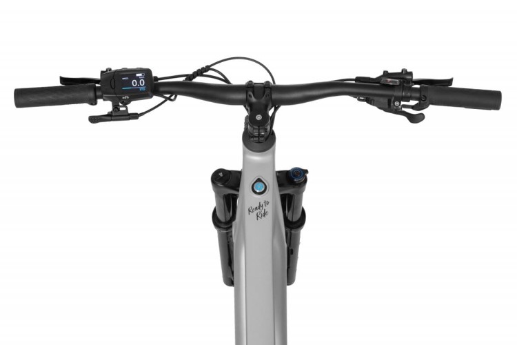 Kolorowy wyświetlacz Panasonic LCD w e-bike Ecobike Mauler czarno-szary