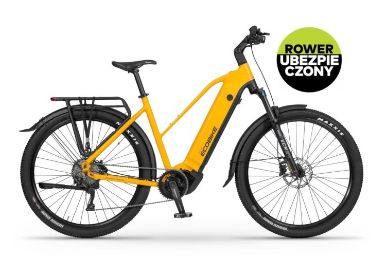Rower elektryczny SUV Ecobike Expedition żółty