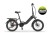 Czarny składany rower elektryczny Ecobike Rhino Cruise z niską ramą