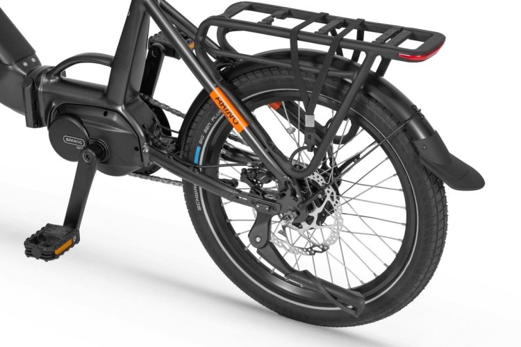 Siedmiobiegowa piasta Shimano Nexus w e-składaku Ecobike