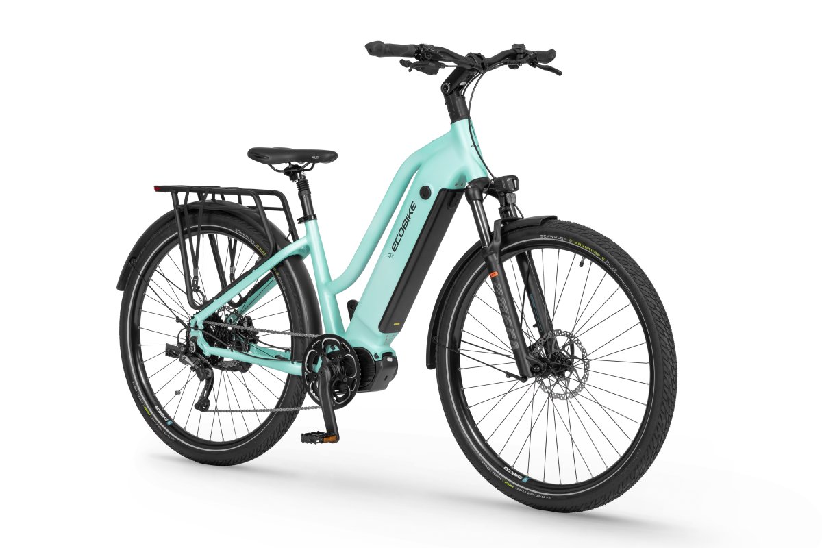 Rower elektryczny Ecobike LX500 Mint kolor miętowy