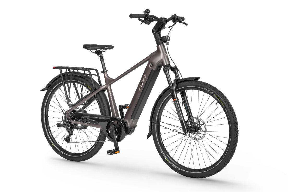 Rower elektryczny trekkingowy Ecobike MX 300 golden grey