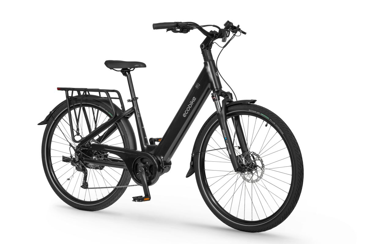 Rower elektryczny Ecobike LX100 630Wh black czarny