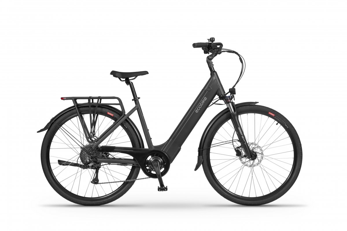 Rower elektryczny miejski ECOBIKE X-City kolor czarny