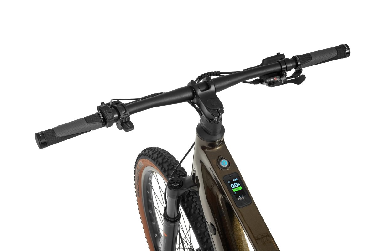 Zintegrowany wyświetlacz Bafang C030 w ramie roweru Ecobike SX300 2026