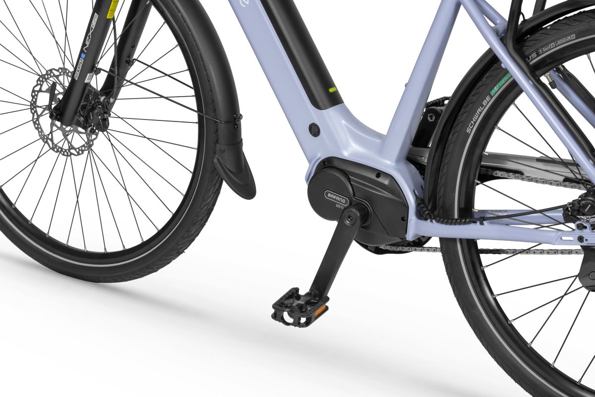 Automatyczna przekładnia i silnik centralny Bafang M210 w Ecobike LX100