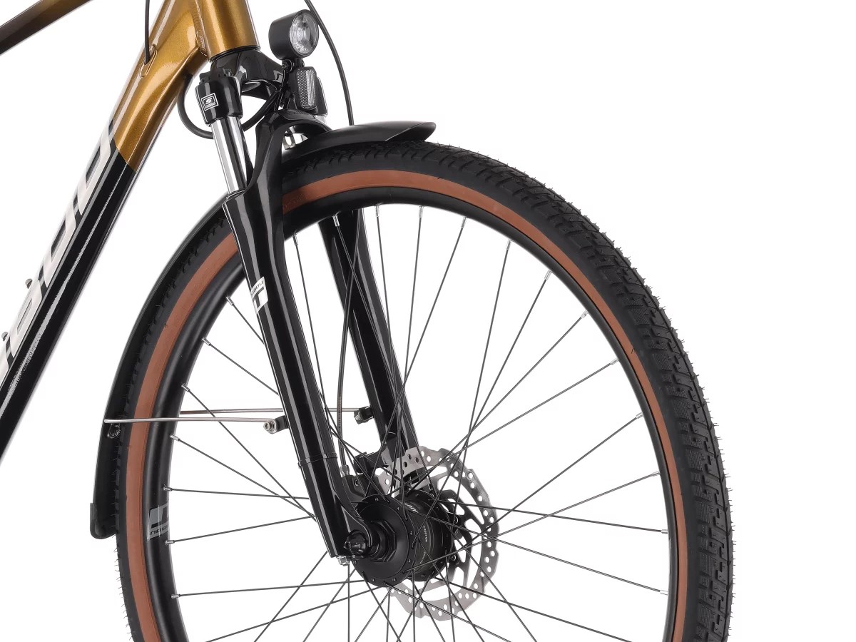 Przedni amortyzator SR Suntour NEX DS w rowerze Tabou