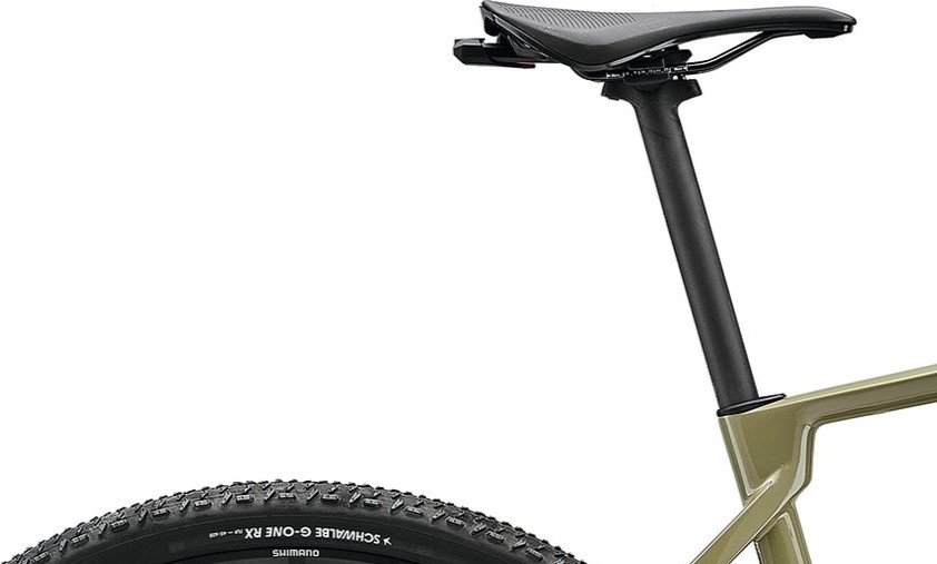 Koła Shimano WH-RX180 z oponami szutrowymi Schwalbe G-ONE RX 45C w rowerze gravel Merida