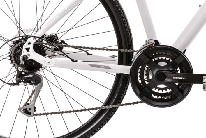 Przerzutka Shimano Alivio w damskim crossie Romet
