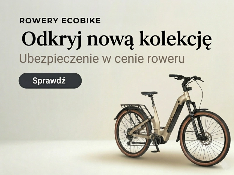 Rowery elektryczne Ecobike z ubezpieczeniem w cenie - Wrocław