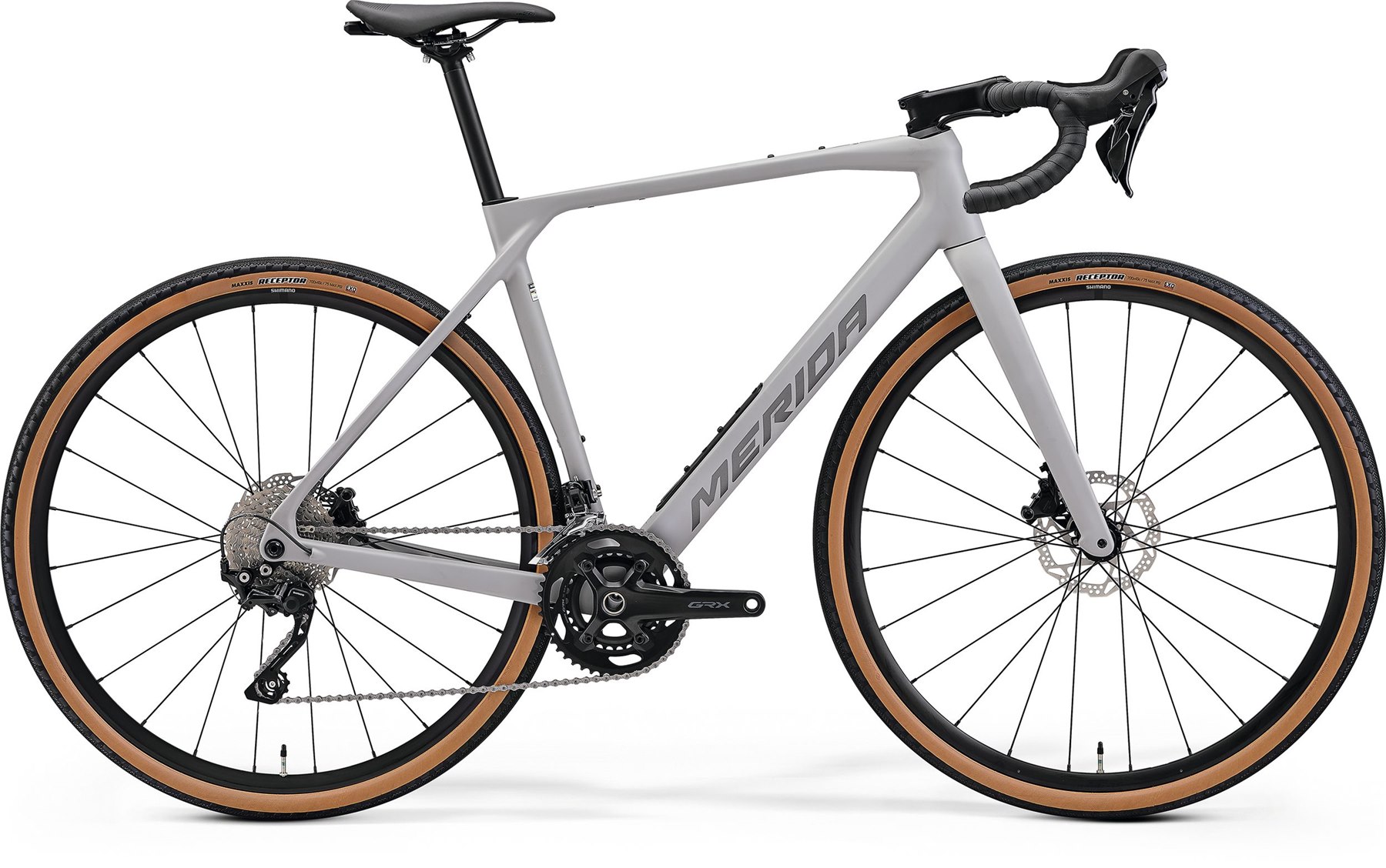 Merida Mission 4000 2027 – karbonowy gravel w kolorze silk grey